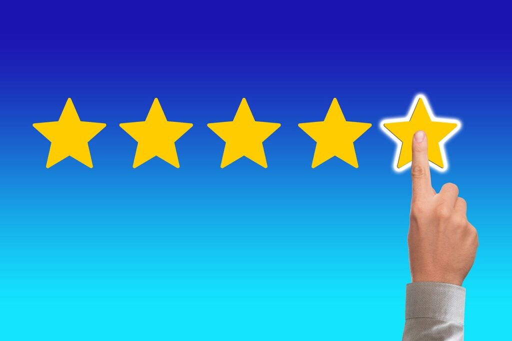 App reviews and ratings